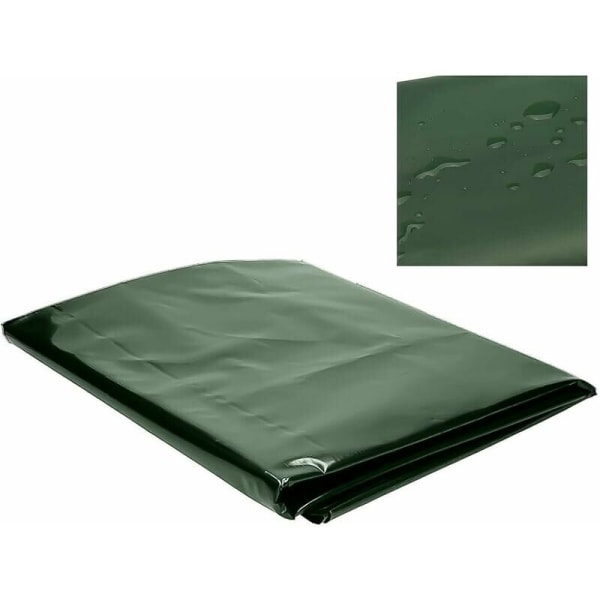 Cover, IBC Cover för 1000L tank, Vattentankbehållare Cover, Dammtät, UV-beständig, Regntät, 120 x 100 x 116cm (grön)