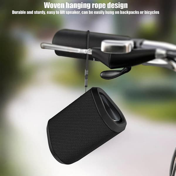 Bluetooth Audio Stoffhøyttaler Plug-in Mini Stereo Utendørs Bluetooth-høyttaler Stilig Eksternt Lys Lang Batterilevetid Enhetsforbindelse