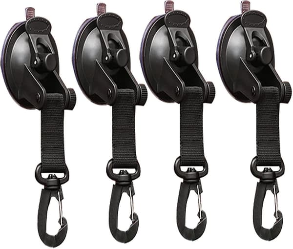 4-pack sugkoppsfäste sugkoppsfäste med multifunktions sugkoppskrok