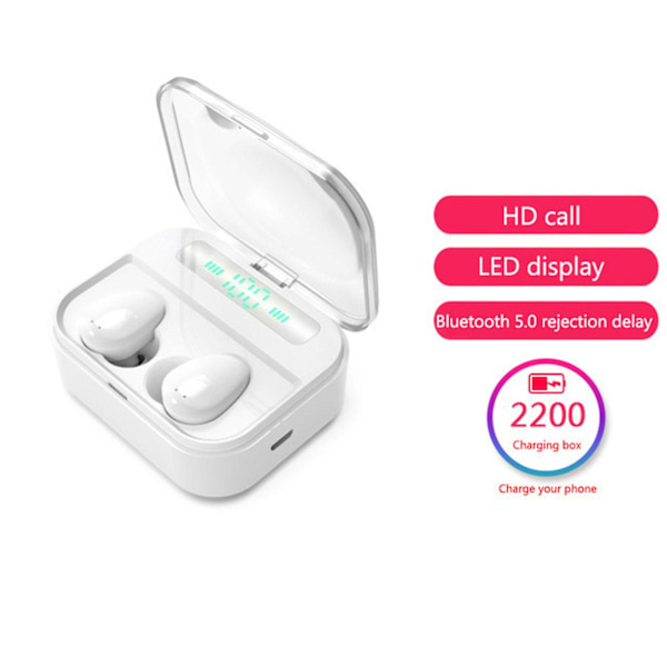 Bluetooth-kuulokkeet Kosketus LED-digitaalinen näyttö 5.3 Bluetooth-siru HIFI-stereoympäröivä ääni Älykäs melunvaimennus Pieni viive