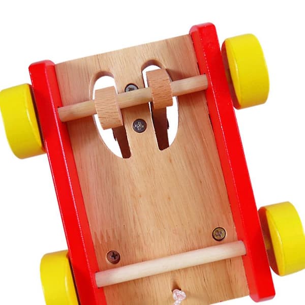 Cartoon Animal Walker Pulling Bear Drum Rope Tractor Toddler Baby Enlightenment Educational Toys