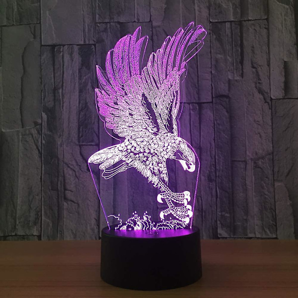 Deception Of Acsergery Optical 3d Eagle Luminous 16-color Other Remote Control Usb Current