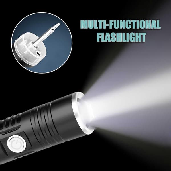 Taskulamppu Led-taskulamppu Led-teleskooppitarkennus Voimakas valo Taskulamppu Ulkovalaistus（B）