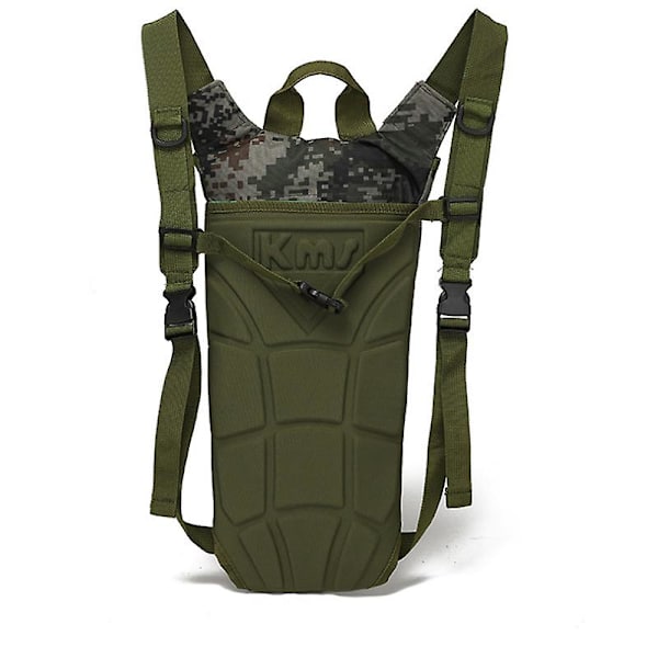 3L utomhus hydreringsväska taktisk militär vandring camping hydreringsryggsäck bärbar cykel hydreringsryggsäck（Svart）