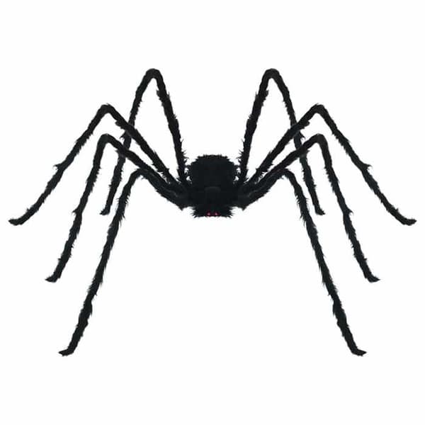 Halloween-dekoration - vidaXL - Spindel - Svart - 200 cm - 3-pack