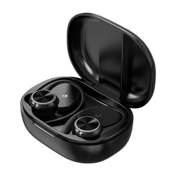 Trådløse øretelefoner med Bluetooth 5.3, 50 timers afspilning, HD-stereolyd, LED-display