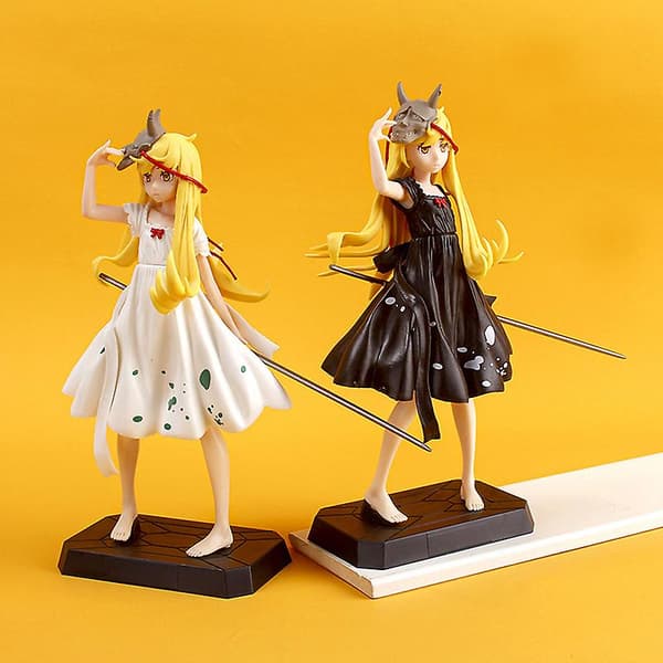 Shinobu Oshino Monogatari Special Color PVC Actionfigur Samlarobjekt Modell (Vit)