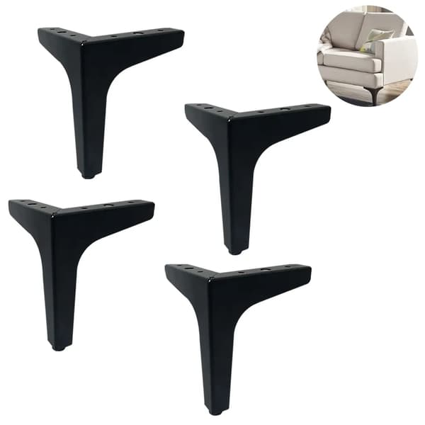 Ben för soffor, möbler, skåp, fåtöljer | Metallfötter för modern och elegant design