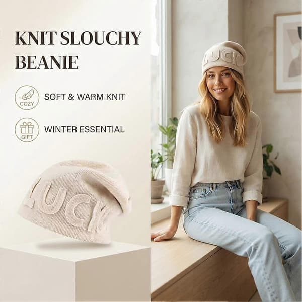 Slouchy lue for barseltiden, lett hodeplagg for nybakte mødre Coffee