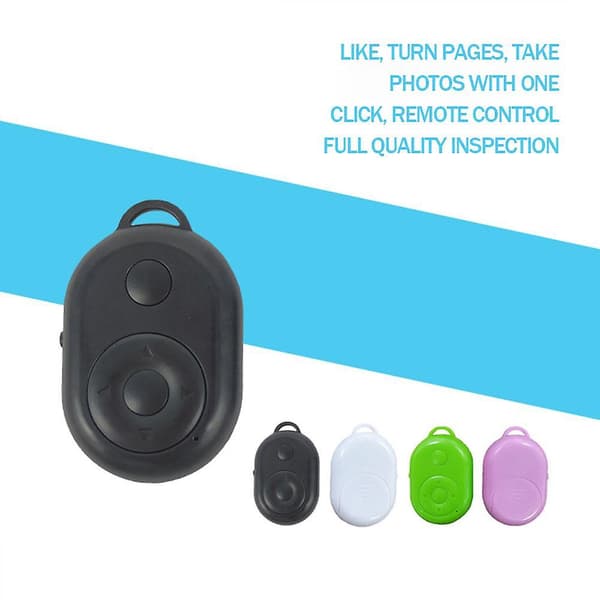 Smart Bluetooth Fingerband Fjernkontroll Bærbar Fingertip Selfie Controller（rosa）