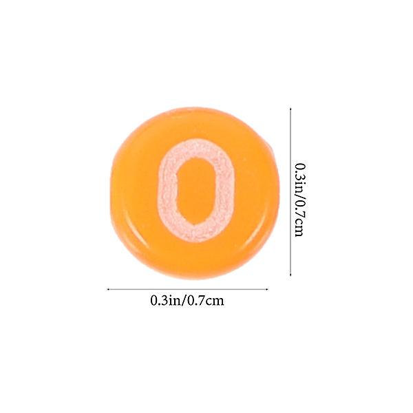 100 kpl akryyliset kirjainhelmet värikkäät kirjainhelmet DIY rannekorunvalmistus aakkoshelmet（0,7X0,7cm，kuten kuvassa）