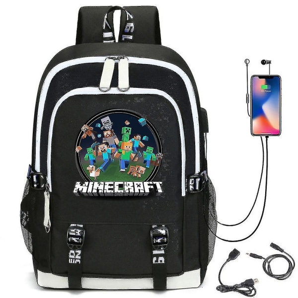 Minecraft Youth School Ryggsäck