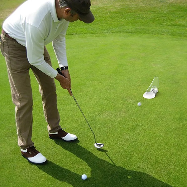 Pressure Putt Trainer Perfektionera din golfputtning (Vit)
