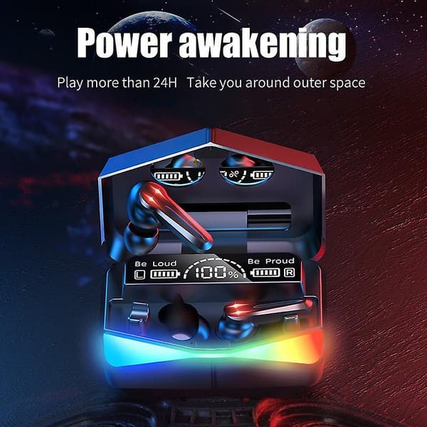 Tws Trådlösa Bluetooth-hörlurar Stereo Zero-latency Gaming Bluetooth-hörlurar Handfree Samtal Öronproppar 9d Stereo Hifi-headset Med Mikrofon