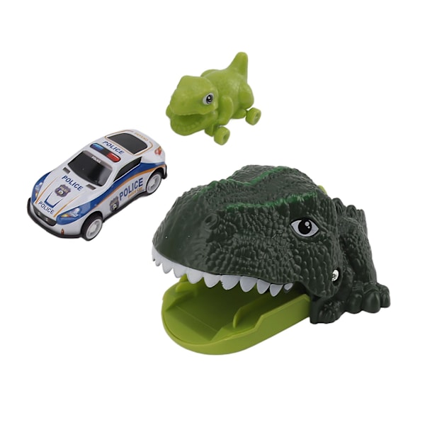 Tryckutkastningsdinosauriefordonsleksak Dinosaurie leksaksbil Interaktivt spel Barn Pedagogisk leksak Pojkar Flickor Present Grön