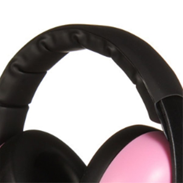 Baby høreværn og støjreducerende hovedtelefoner, baby lydisolerende øremuffer, børns støjsikre øremuffer(B)（Pink）