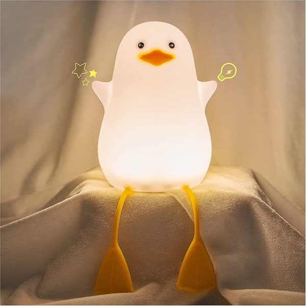 Nattlampor, LED-nattlampor med stiljusterbar touchsensor, USB-silikon