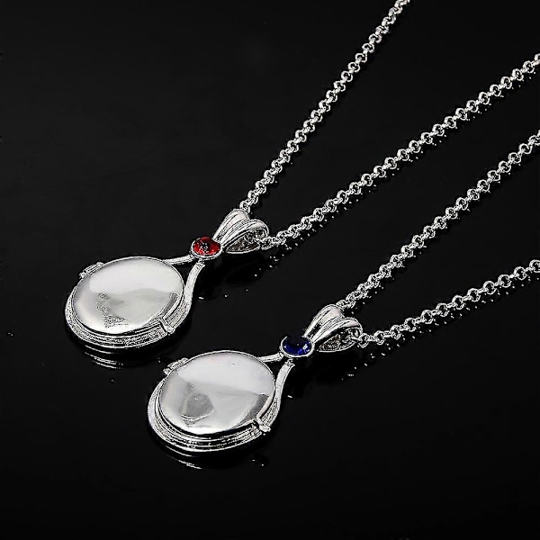 H2o halsband Sjöjungfru snäcka öppningsbart och stängbart hänge accessoarer Gåva Dam (blå)