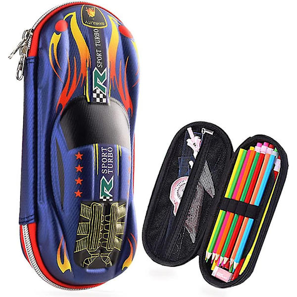 Pennfodral Bil Superbil Pennfodral Organizer Stationery För Barn Pojkar Flickor Student Cartoon Pennfodral 3d Eva Stor Kapacitet