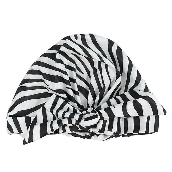 Dww-(Stripe) 1 stk dusjhette for kvinner, vanntett gjenbrukbar dusjhette turban elastisk kant badehette for Ch