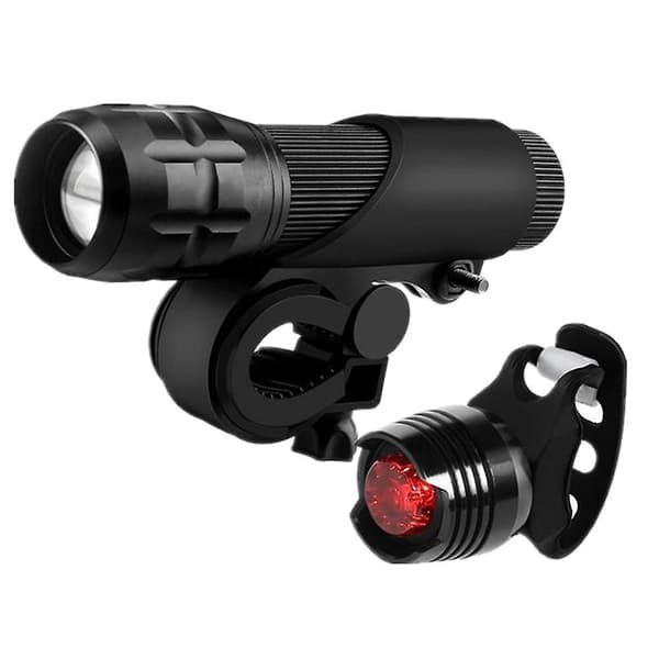 LED-sykkellyssett (svart)