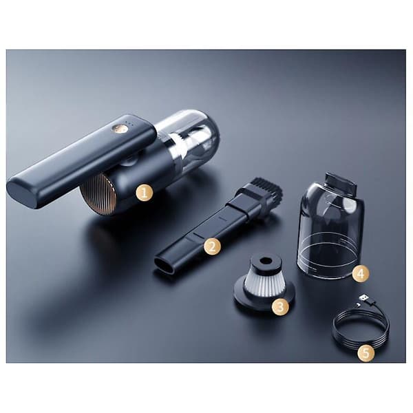 Johdoton Led-valoautoimuri Kotitalous Mini High Suction