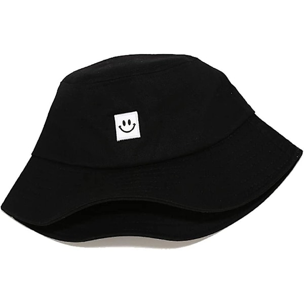 Vändbara Bucket Hatts för Kvinnor Resa Strand Solhatt Blomma Broderi Utomhus Keps Unisex