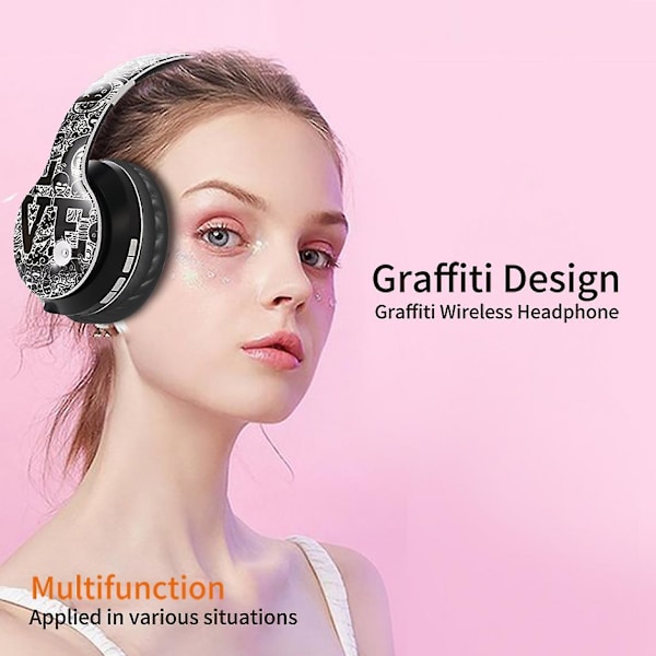 Trådløst Bluetooth Extra Bass Stereo Headset Headset Headset Headset Headset In Headset Innebygd mikrofon | Hjelm/hjelm