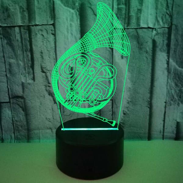 3D Lampe Illusion Natlys Dæmpbar 16 Farve Skift