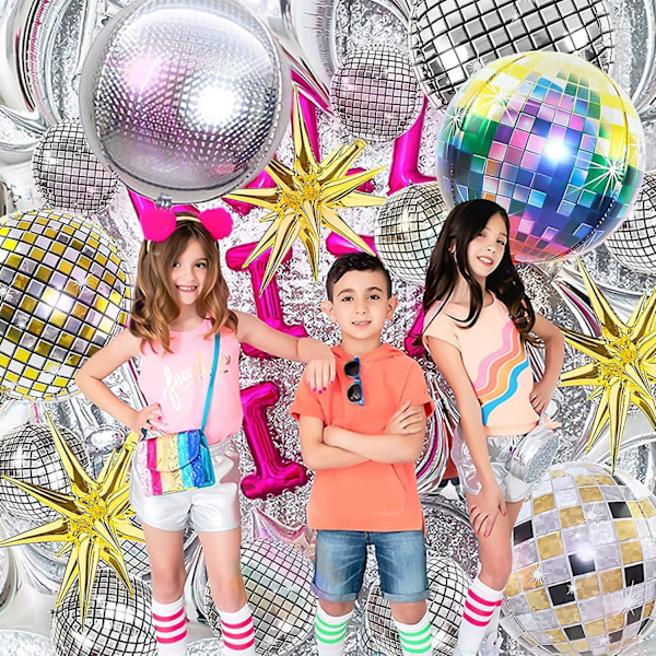 Discokula ballonger (18 st, 22 och 10 tum)