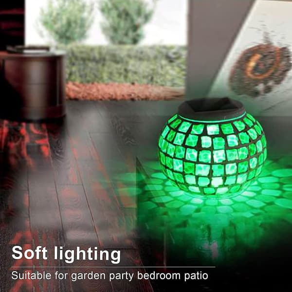 Solcelle lanterne sol dekoration lys sol have lys farveskiftende sol bordlampe