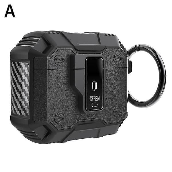 Til AirPods 4. generation etui, militær-grad stødabsorberende White
