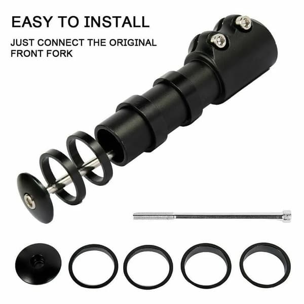 Cykelstyre förlängningsadapter för styrstam 121 mm MTB
