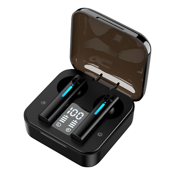 Langattomat nappikuulokkeet Bluetooth 5.0 -kuulokkeet 4 mikrofonilla Selkeä puhelu Bluetooth -kuulokkeet Ohjaus Stere ääni LED-näytöllä