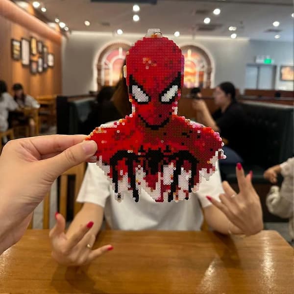 Spider-helt ansiktsmaske - 3D-printet kostymerekvisitt for cosplay-festgaver A