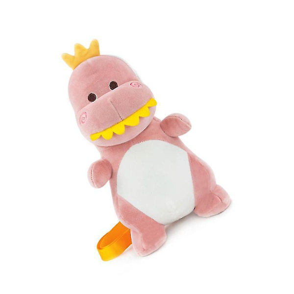 Dinosaurie Ryggsäck Axelväska Barn Söta Djur Ryggsäck Pojke Flicka Dinosaurie Väska（Rosa）