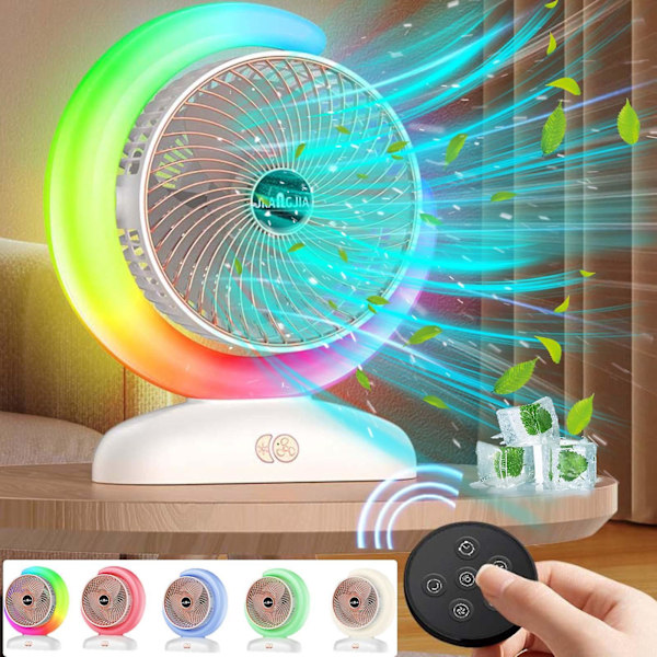 Running Horse Lamp Electric Fan - Portable USB Rechargeable Fan