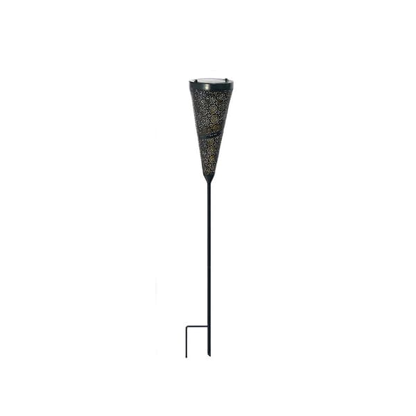 Solcellelamper 1 pakke Solcellelamper Varm Hvid Super Lys Høj Metal Automatiske Solcelle Havebelysning Til Have