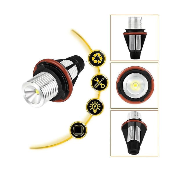 For Angel Eyes 5w E39 E60 Angel Eyes Tåkelys Led Hovedlys Dagslys Med Dekoding