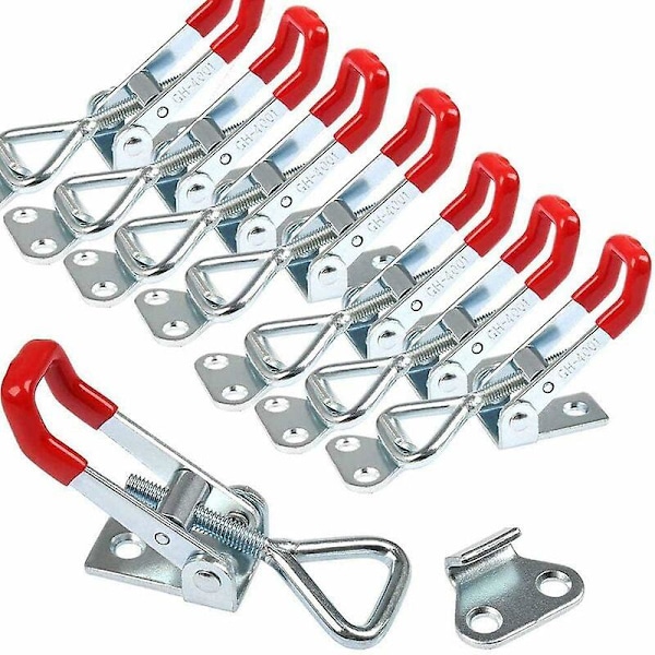 8pcs Adjustable Toggle Latch Clamp Gh4001 165kg/363.7lbs Retention Capacity For Quick Fixing And Tightening