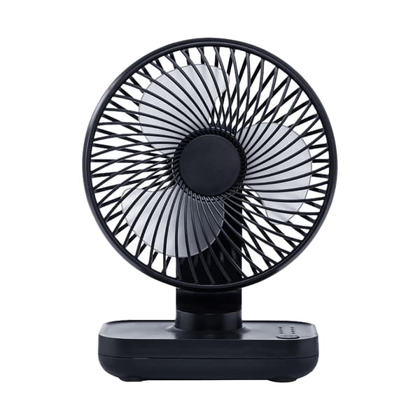 Skrivebordsventilator USB-opladningsventilator til kontor, studerende mørkeblå (DB)