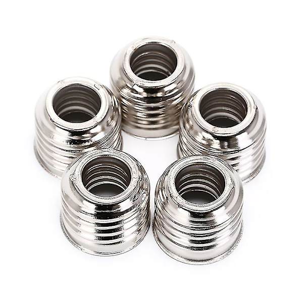 5x E27 till E14 Lampfäste Konverter Sockel Ljus Lampfäste Adapter Plug