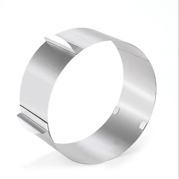 Justerbar kakeringsform - rustfritt stål - klips for festing - robust springformform