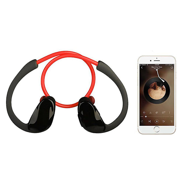 Bluetooth5.0-kuulokkeet Langattomat nappikuulokkeet Stereo-kuulokkeet punainen