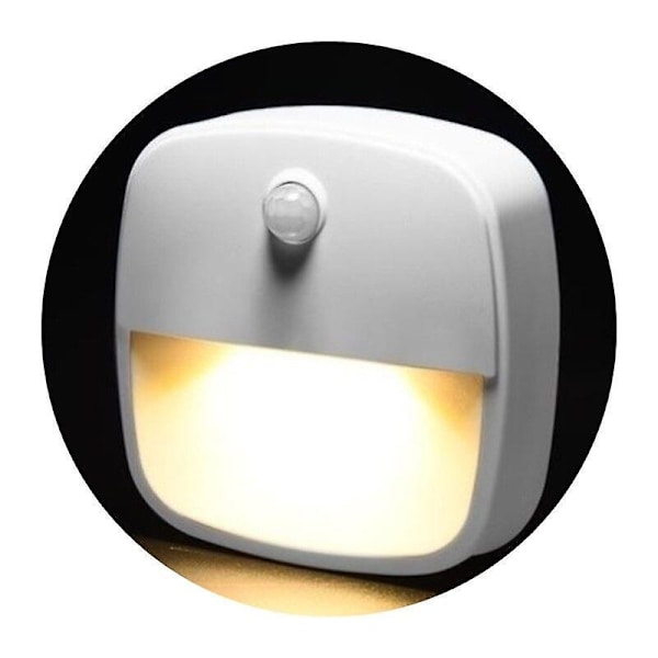 Dww-Vit Varmvitt LED Nattlampa, Automatisk Nattlampa 5 Ljusstyrkor Med Skymningssensor, Plug and Play Barnnattlampa För Sovrum