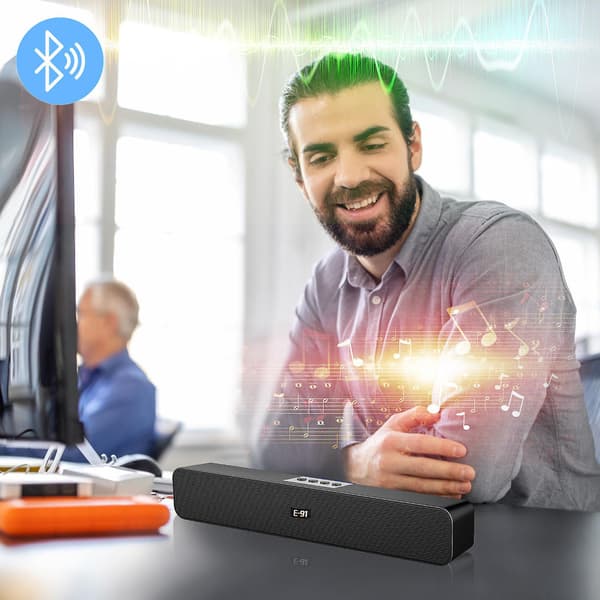E91-2 Bluetooth Audio Trådløse Doble Høyttalere Dobbel Membran Stasjonær Datamaskin Dedikert Bluetooth Høyttaler