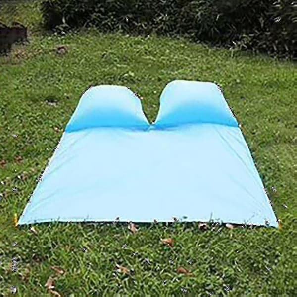 Vanntett luft pute piknikmatte bærbar matte for utendørs camping