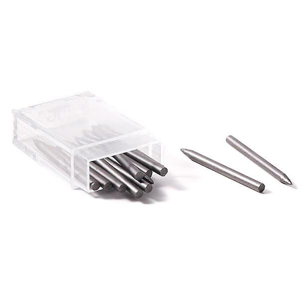 1 sæt 2mm kompas blyant bly med blyantspidser til studerende tegneværktøjer passer værktøj（3.7X2cm，som vist）