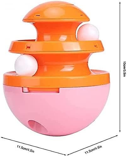 Hundeskål med matdispenser og lekefunksjon