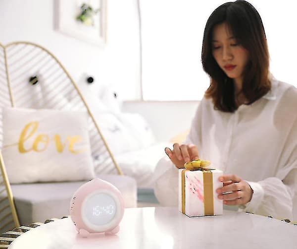 Fiske Smart Väckarklocka Kreativ Multifunktionell App Bluetooth Högtalare Mini Digital Klocka Sömn Natt